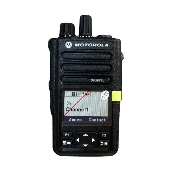 MOTOROLA DP3661E DMR WIFI Bluetooth GPS付きの2方向ラジオ