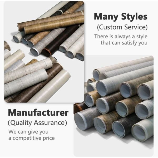 Customizable 0.06mm 0.07mm Matte Woodgrain Stone Marble Decorative Film Factoriesf For SPC floor