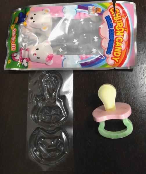 DIY Nipple shape Compressed candy / Novelty candy for children with assorted fruit flavor
