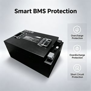 Ebike Scooter Electric Motorcycle Lithium Battery Pack 60V 75Ah LiFePO4 Replacement Battery For 2/3 Wheeler