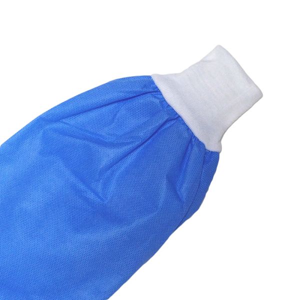 Anti Virus Visitor Disposable Surgical Gown Waterproof Hospital Suit Knit Cuff