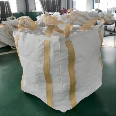 1/ 1.5/ 2 toneladas Saco de plástico FIBC Jumbo Saco branco PP para arroz / farinha / açúcar