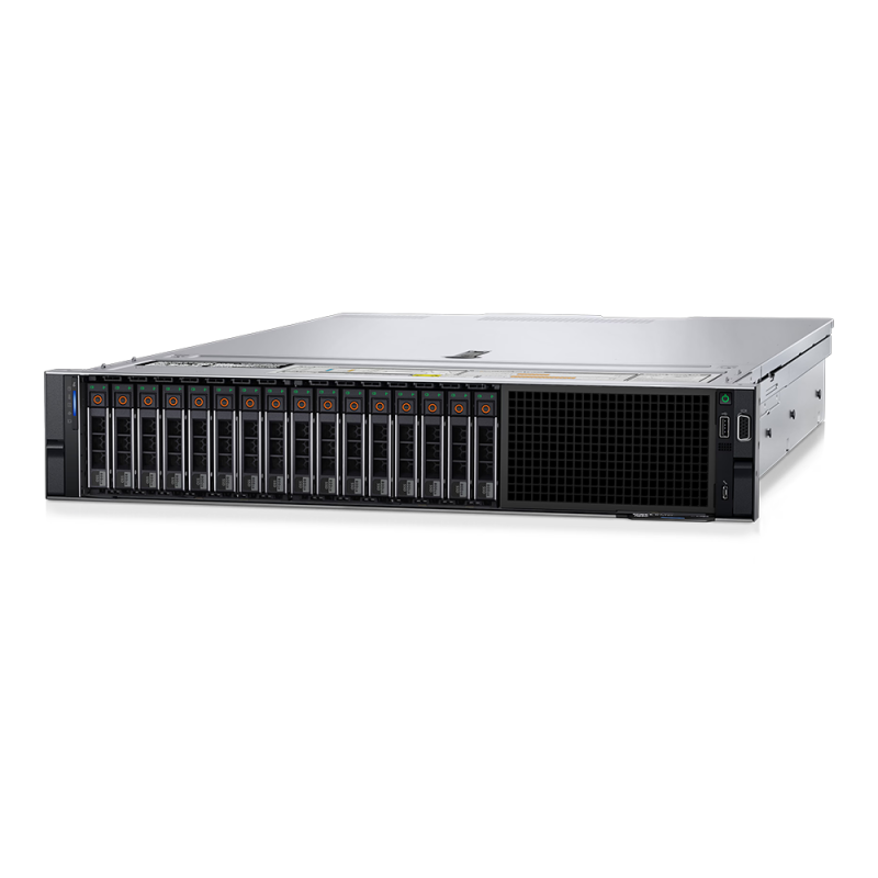 Dell PowerEdge R550 2U Rack Server with Intel Xeon Silver 4310 64GB RAM and PERC H755 RAID