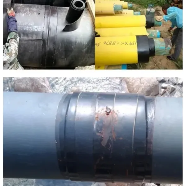 Waterproof 450-650mm Heat Shrinkable Sleeve with PE Backing+Adhesive for Pipeline Anticorrosion and Sealing