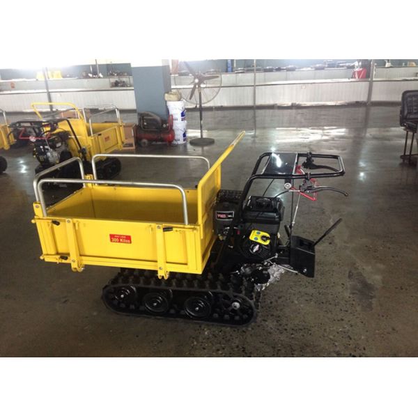 Mechanical Transmission Case Concrete Dumper , Auto Turning Powered Wheelbarrow