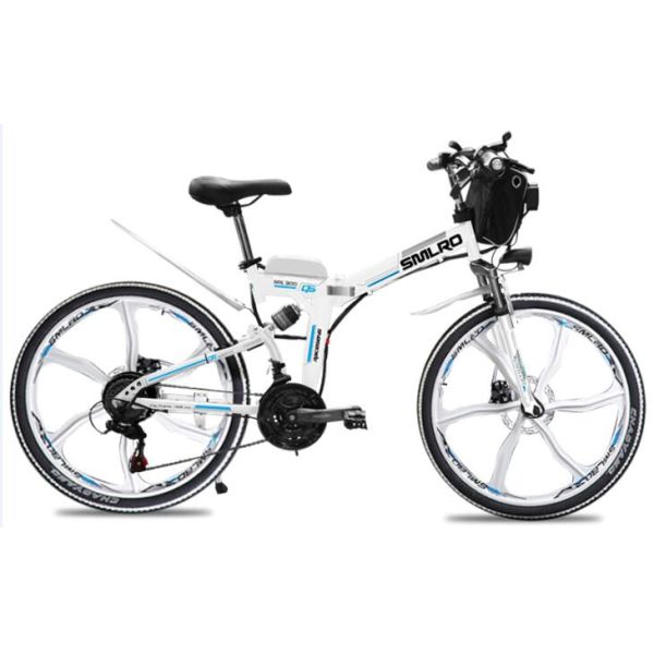 FC Approved 24 Inch Folding Electric Bike IPS6 Waterproof With 60 N.M Torque