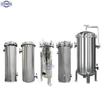Fábrica fornecida de aço inoxidável SS 304 sacos Filtro Casamento 20 polegadas Filtro sanitário plissado Cartucho Filtro Casamento