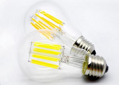 Bulbo brilhante do filamento do diodo emissor de luz do globo, bulbo branco morno 3300K de vidro do diodo emissor de luz do filamento