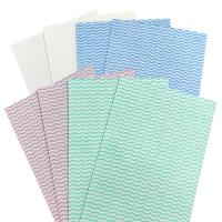 35 cm 80 gm 70% adhésif + 30% polyester papier d'élimination de poussière électrostatique Tissu non tissé essuie-glace de salle blanche
