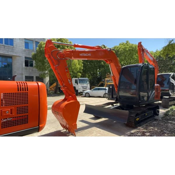6510kg Hitachi EX70 Venda Quente Segunda mão Bom estado 40,5KW de potência com motor ISUZU CC-4JG1
