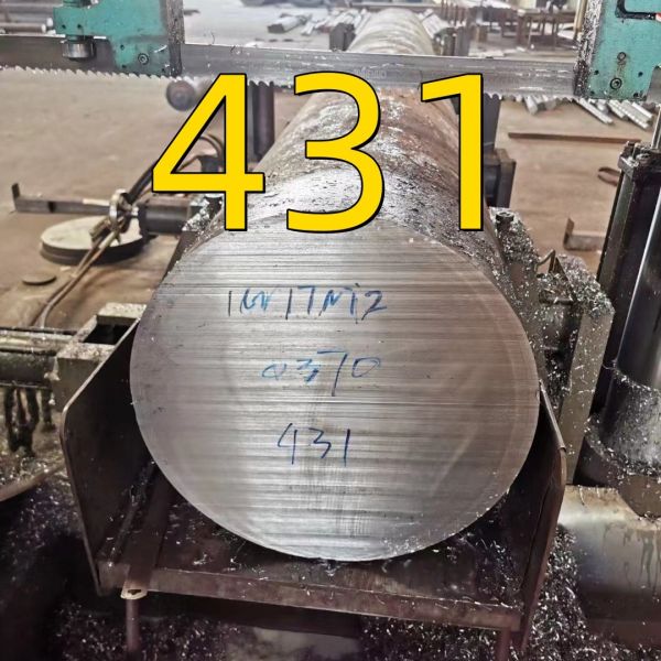 DIN 1.4057 Круглый ствол из нержавеющей стали 14Cr17Ni2 SUS431 Черный ствол OD 370*6000 мм