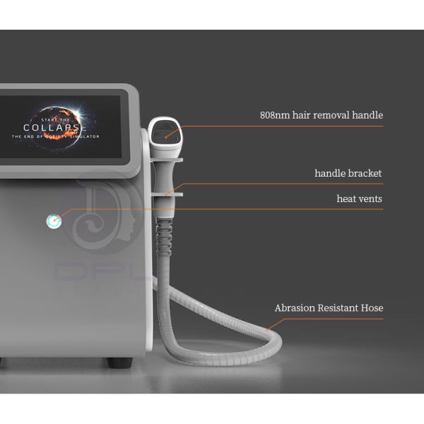 2022 755nm 808nm 1064nm diode laser hair removal machine with ice cooling system