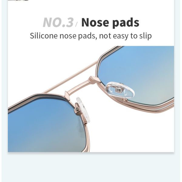 Зажим полигона магнитный на солнечных очках рамки металла оптически стекел