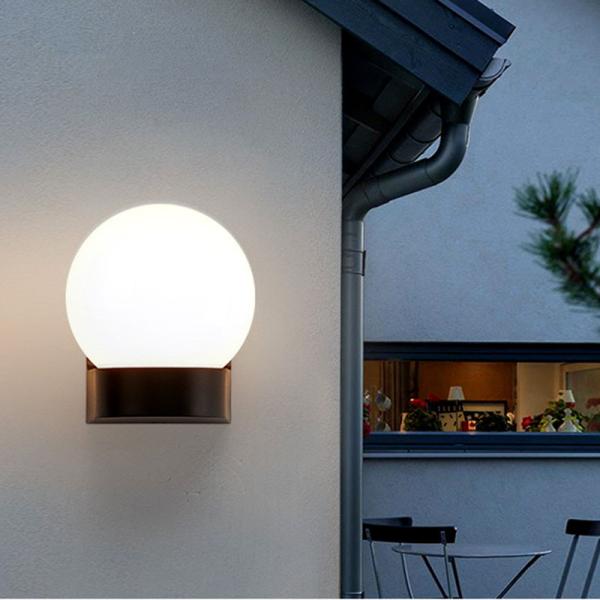 Modern outdoor ball shape wall lamps creative fashion garden wall sconce post light outdoor(WH-HR-85)