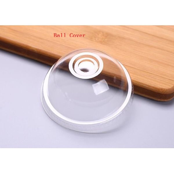 крышка чашки 90oz PS PP устранимая, черная белая прозрачная крышка чашки чая молока