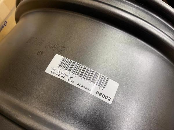 Porsche 911 RS Original 20 Inch Cast Alloy Wheels