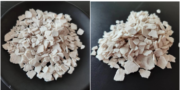 Offwhite Flake Calcium Chloride Chemical 74% For Snow Melting And Drying