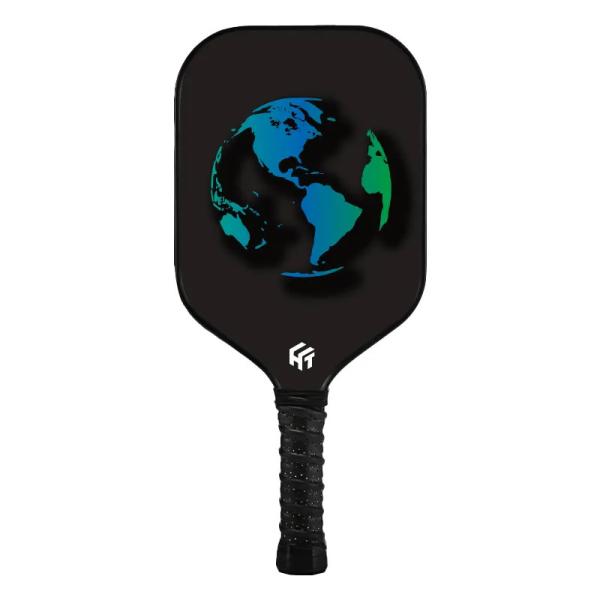 Customized LOGO Patterns 16mm Thick PP Honeycomb Core 3K Carbon Fiber Pickleball Rackets