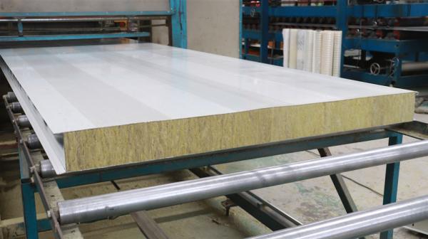 Wholesale Price Sound Absorption Rock Wool Sandwich Panel Insulated Sandwich Panels
