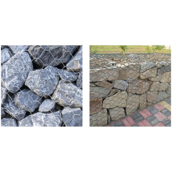 Тяжелые 100 x 100 Mm сварили ячеистую сеть нержавеющей стали корзин Gabion шестиугольную