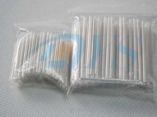 calor de 60mm - luvas shrinkable da tala da fibra óptica, luva plástica transparente da tala