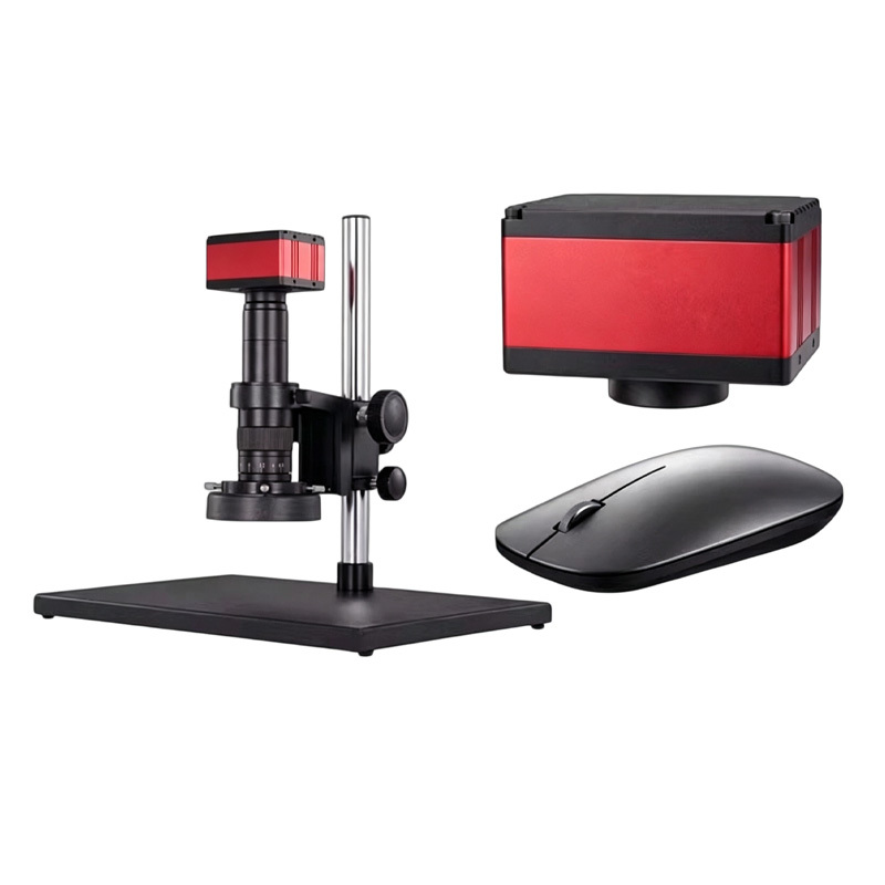 2K 4K HD Electronic Microscope 0.7X-4.5X Digital Video Microscope Industrial Magnifier Taking Photos