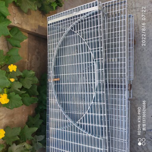 Special Shaped Galvanized Steel Grating Customized