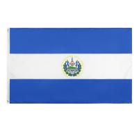 Bandeira de país feita sob encomenda norte 90g do poliéster de El Salvador 100D 3x5ft