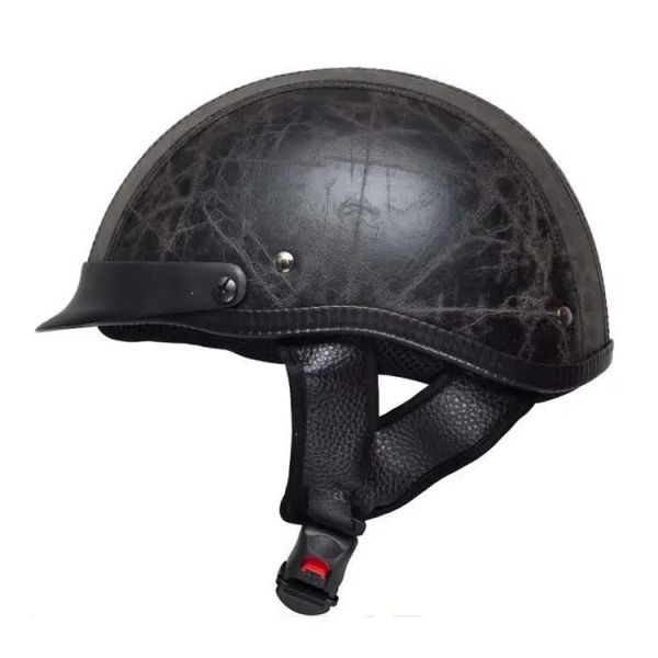 Durable ABS Retro Vintage German Half Face Helmet CE Delivery Time 30-40 Working Days