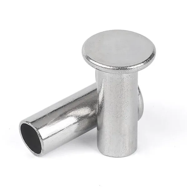 Stainless Steel Flat Head Half Rivet DIN 6792 Cold Forging