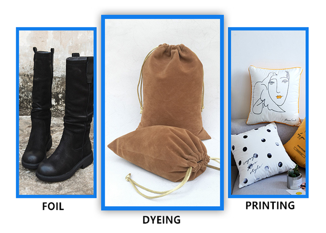 100% повторно использованная ткань ботинок подушки замши 130GSM волокна полиэстера микро-