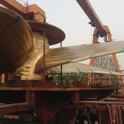 Copper Alloy Marine Propeller 4 Blades for Boat, Diameters 400-45000mm, Up to 10 Tons