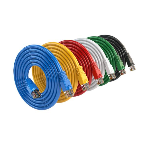 Cat6 Ethernet ケーブル 10Gbps RJ45 コネクタ PVC ジャケット