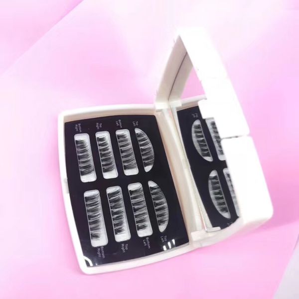 Dual Ultra Thin Magnetic Fake Lashes 0.2mm Light Weight Easy Application