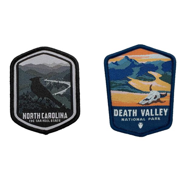 Изготовленный на заказ сувенир дизайна природного парка вышил утюгу On/Sew заплат дальше для одежды