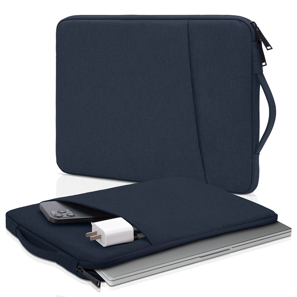 For Laudtec 15.6 Inch Laptop Handbag Waterproof Case Sleeve with Front Pocket Shockproof Briefcase Retractable Handle Carrier Wholesale OEM/ODM/Private Label