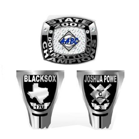 Replica Silver Sports Championship Rings