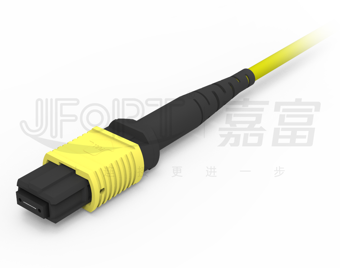 12 гибкий провод полярности b Aqua кабеля мультимодных 50/125 3.0mm LSZH хобота ядра MPO