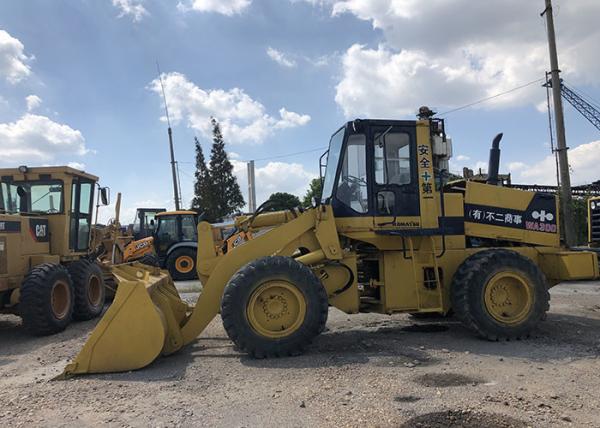 Roda de mão original Front Loader usado carregadores do segundo de Japão KOMATSU WA300