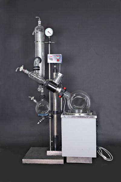 Máquina de evaporação a vácuo de laboratório de 20 litros, evaporador de bomba de vácuo