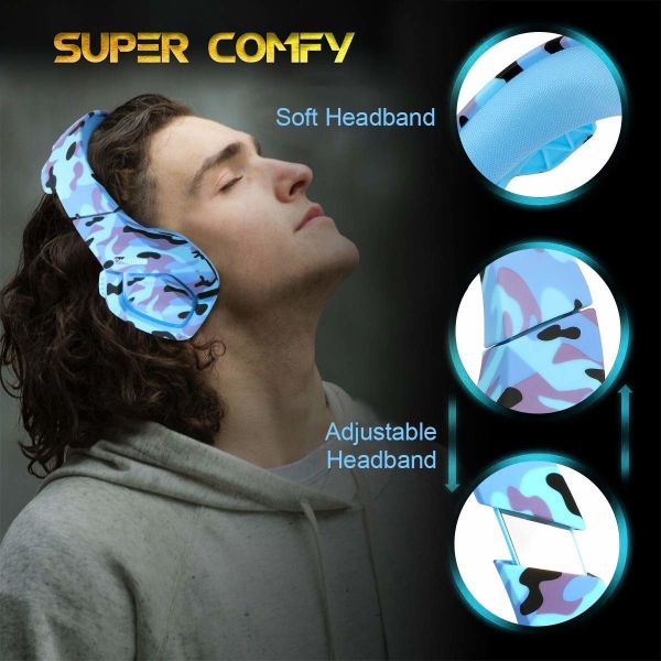 Surround Sound 3.5mm 2.2kohm onikuma camo headset