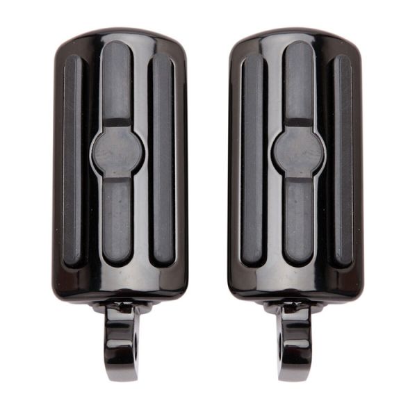 Custom Black Foot Pegs Motorcycle Footpeg Footrest for Harley Davidson and Long-Lasting