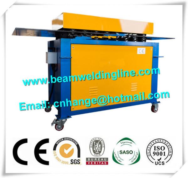 Automatic Electric Wind Tower Production Line , HVAC Duct Pittsburgh Lock Forming Machine