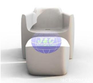 Precised Cnc Machine Processed Aluminum Rotational Molds For Plastic Chair And Table