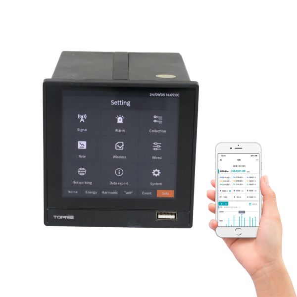 Multi-Function Power Quality Meter Three-Phase EnergyMeter 485 Electric Meter