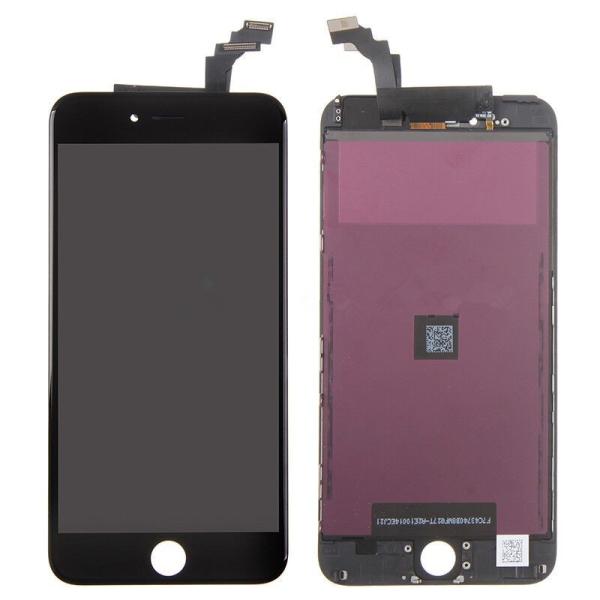 For Apple iPhone 6 Plus LCD Screen and Digitizer Assembly with Ear Speaker Mesh Cover - Black - Grade A+