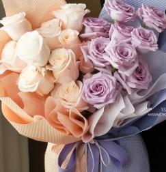 3D embossed paper flower packaging paper