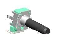 Dispositif de potentiomètre rotatif à double gain à faible coût