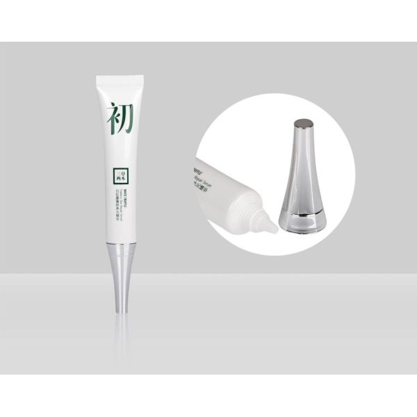 Tube en plastique de crème d'oeil de compression cosmétique vide faite sur commande de D19mm 10-25ml