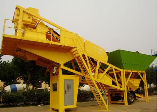 Automatic Concrete Batching Plant / Ready Mix Concrete Plant For Industry